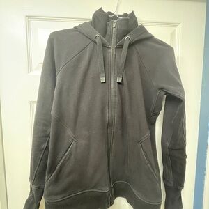 Athleta Triumph full zip Black Sweatshirt Jacket